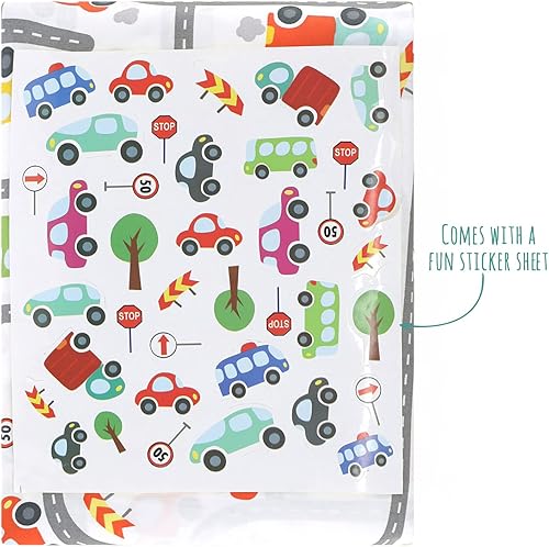 Miniatura 6 de Nikki Peter - Juego de sábanas para niños y niñas, 100 % algodón, sábanas de automóvil tamaño individual, juego de sábanas súper suaves de fácil