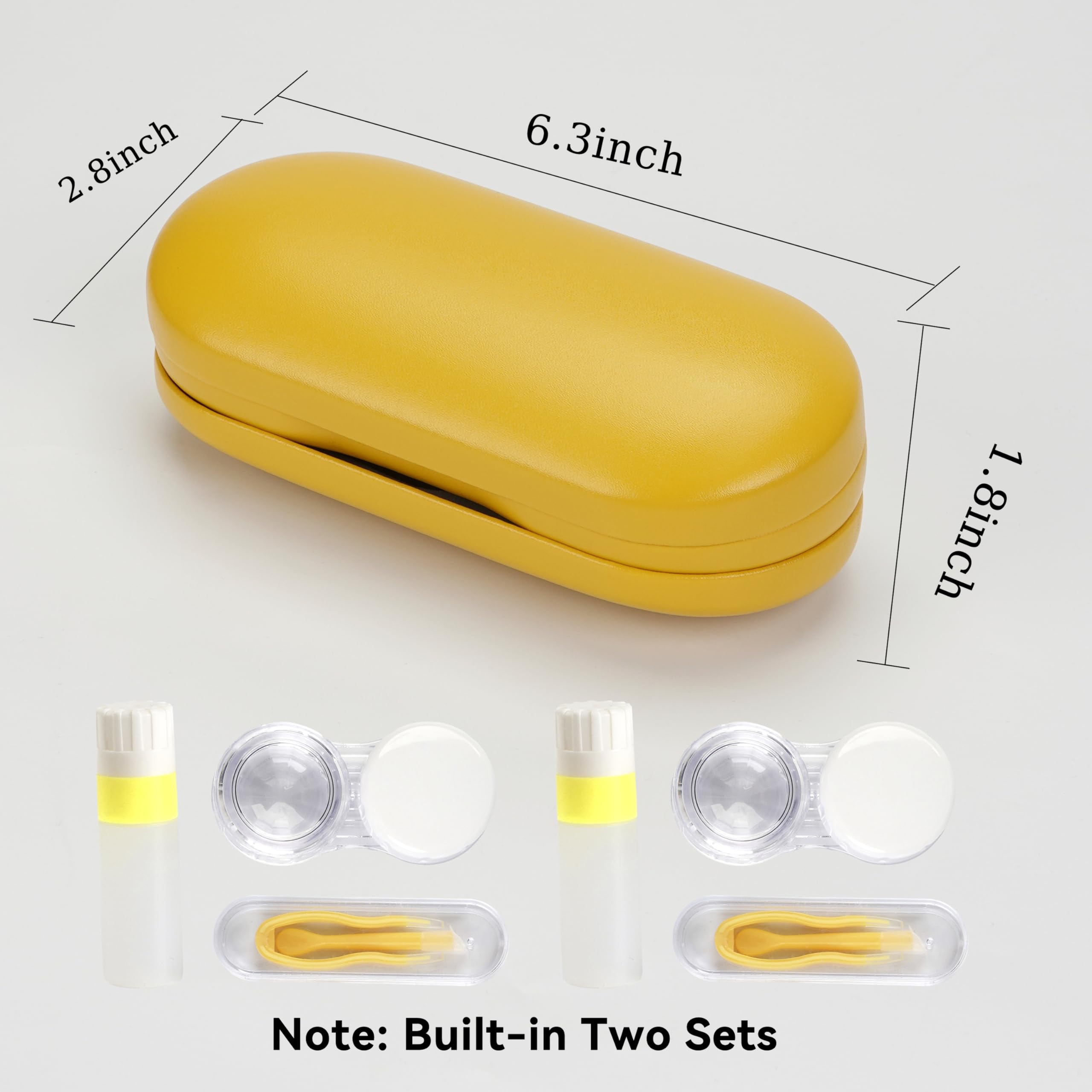 Eye Lens Case Snapklik.com : Eyeglass Case Double Sided Travel Size Cute Portable ...