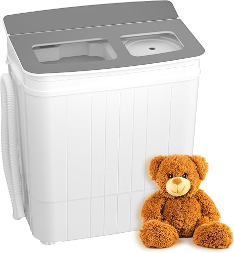 INTERGREAT Minilavadora 176 libras portátil y compacto lavadora y secadora en combo pequeña lavadora doble con ciclo de centrifugado para lavandería