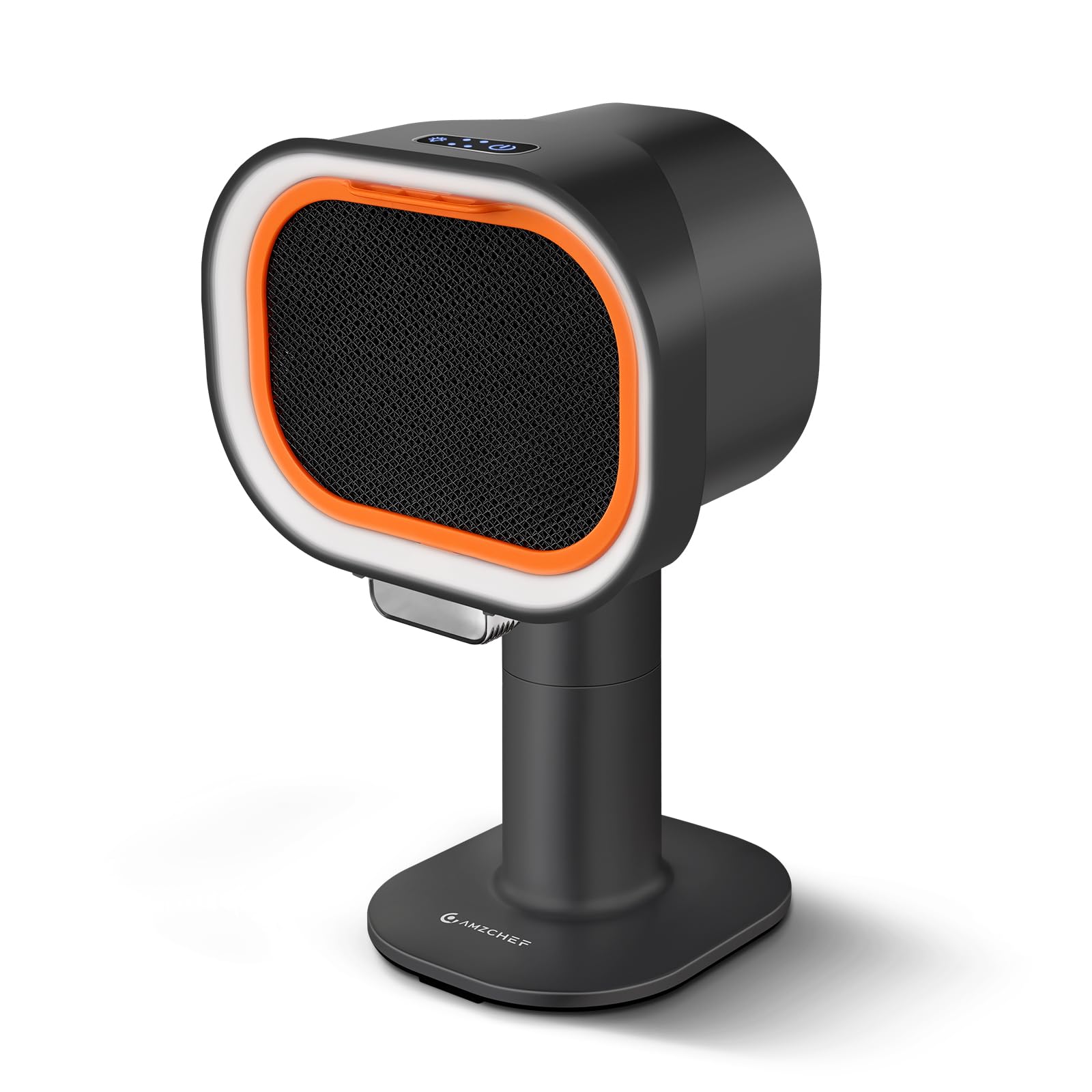 AMZCHEF hotte aspirante portable avec hauteur télescopique et inclinaison à 40°, 4 modes de vitesse, silencieuse, filtre en aluminium de grand calibre pour appartement/BBQ/RV, Noir - 1
