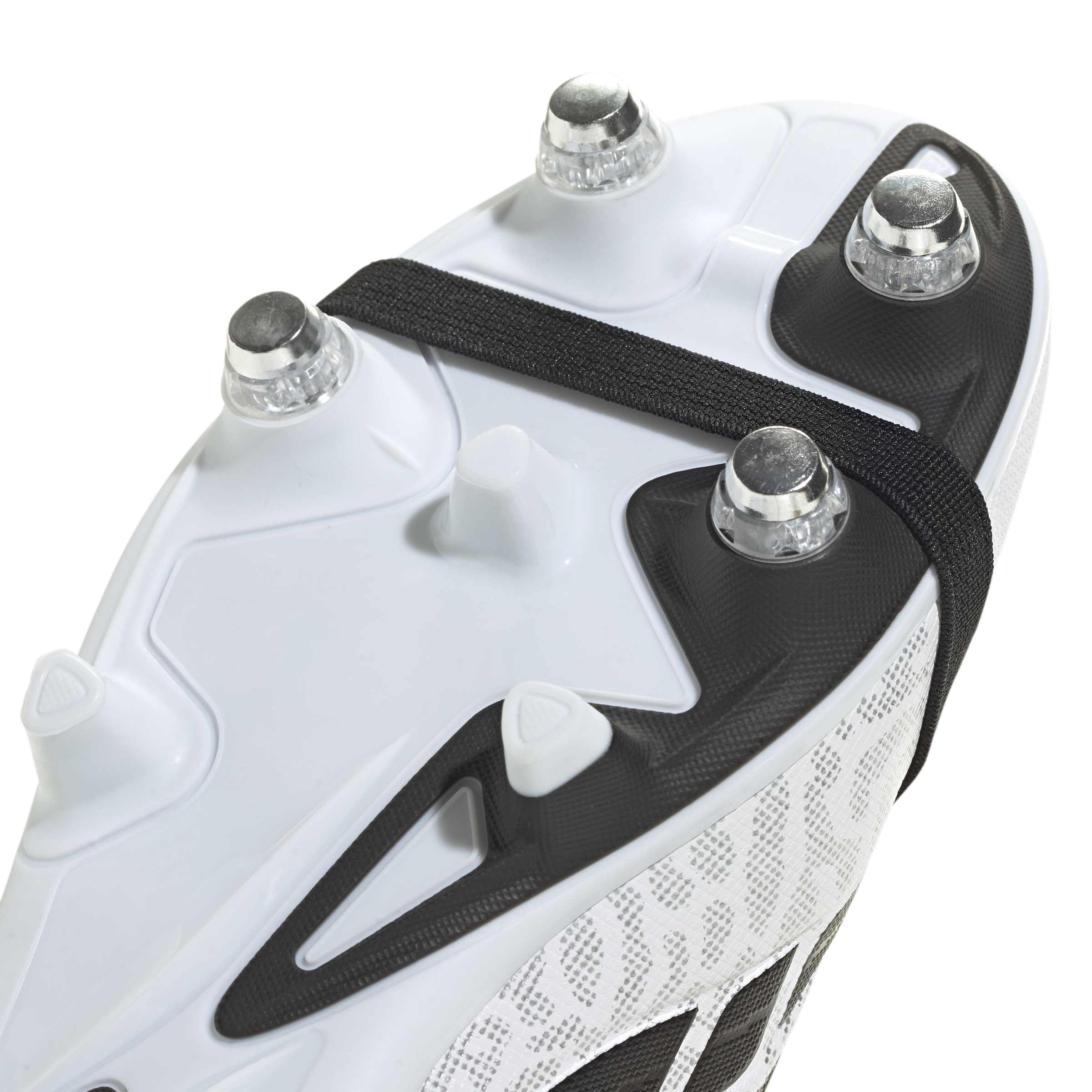 Adidas Unisex - Bambini e Ragazzi Predator League Fold- Over Tongue Soft Ground Football Boots Kids Shoes, Ftwr White/Solar Turbo/Core Black