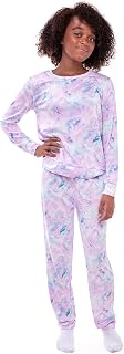 Girls Pajamas Set 2 Piece Hacci Pajama Pant and Long Sleeve Sleep shirt for Girls