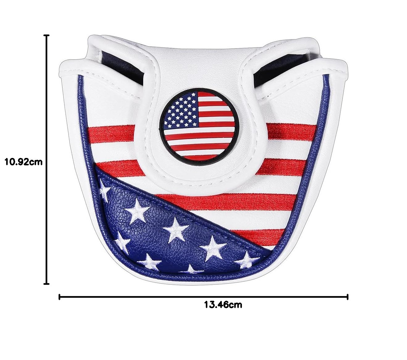 USA - Fundas para cabeza de golf para conductor y maderas Fairway, fundas de cuero de primera calidad, diseñadas para adaptarse a todas las maderas y conductores (cubierta de mazo)