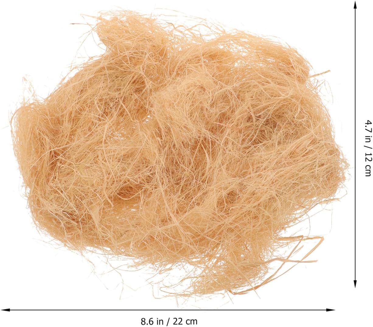 Yardwe 1bag Natural Bird Nesting Material Indoor DIY Bird Nest Supplies Raffia Grass for Parrots Hummingbirds Wild Birds for Bird House Cage Nesting