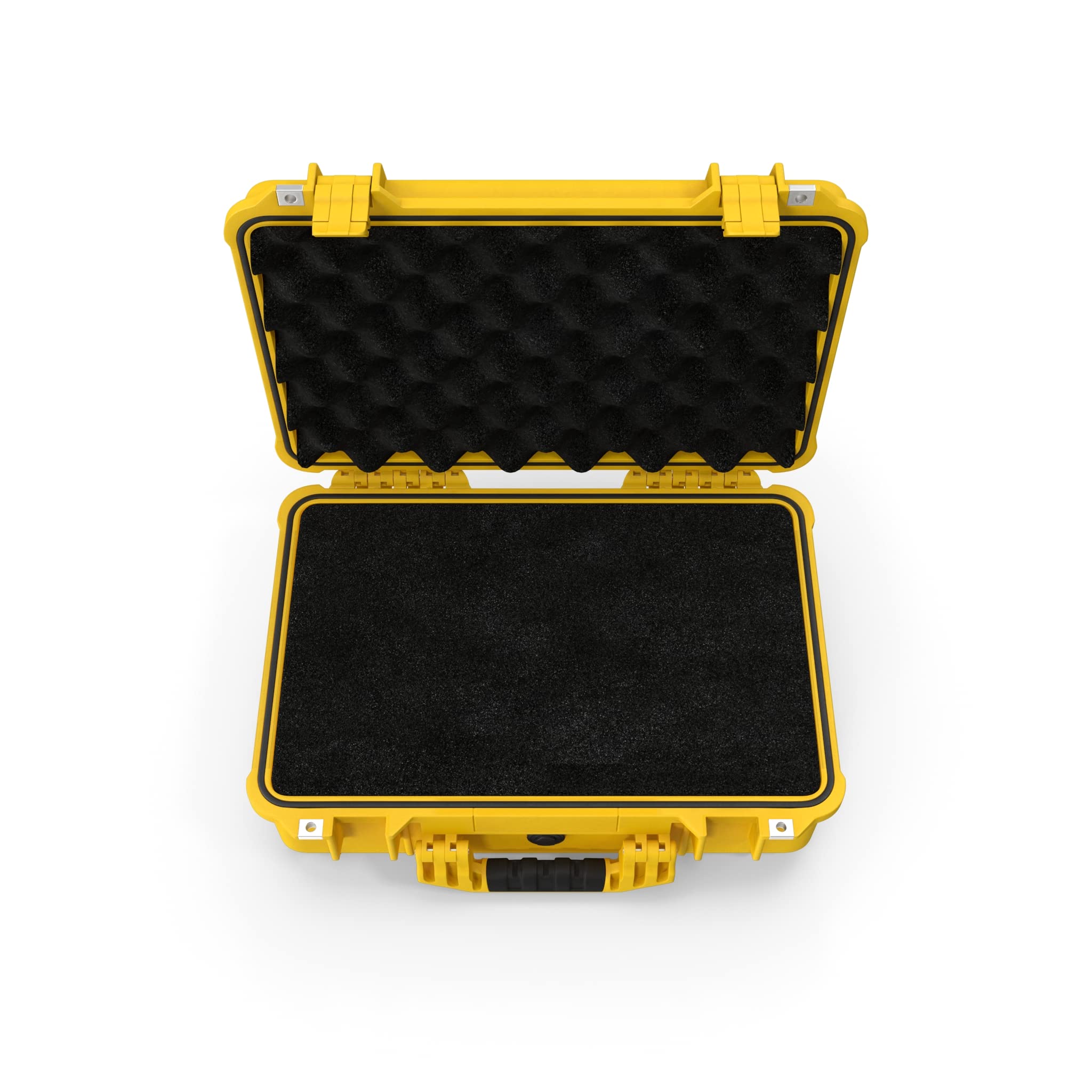 MEIJIA Custodia protettiva impermeabile IP67 per tutte le condizioni atmosferiche, custodia rigida per fotocamera con schiuma personalizzabile, perfetta protezione di fotocamera, droni, pistole,