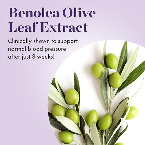 Miniatura 4 de NAOMI BP Advanced Suplemento de apoyo para la presión arterial saludable y suplemento para reducir el colesterol extracto de hoja de oliva 1000 mg y