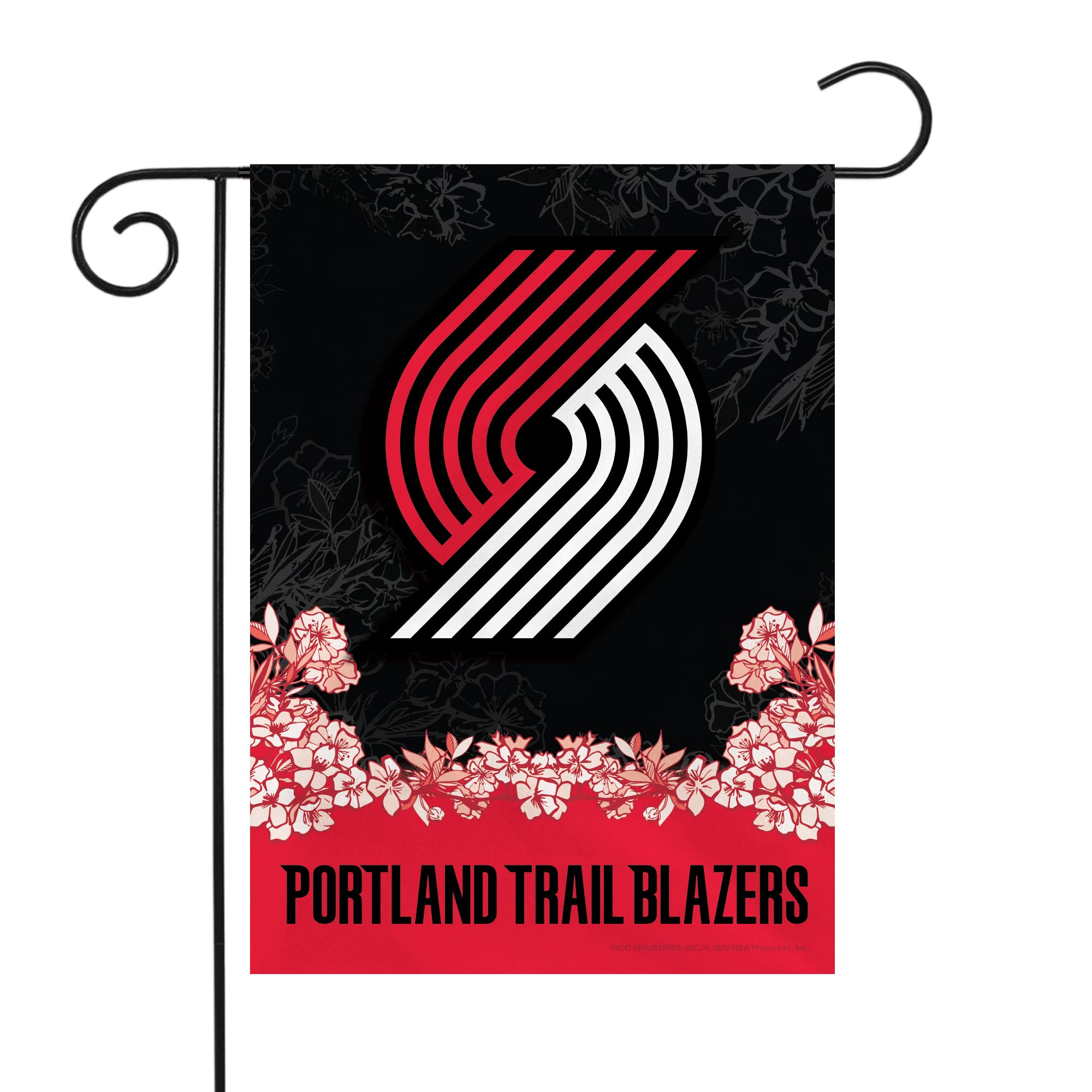 Rico Industries NBA Portland Trail Blazers Primary 13" x 18" Double - auto accessories | Mubboo