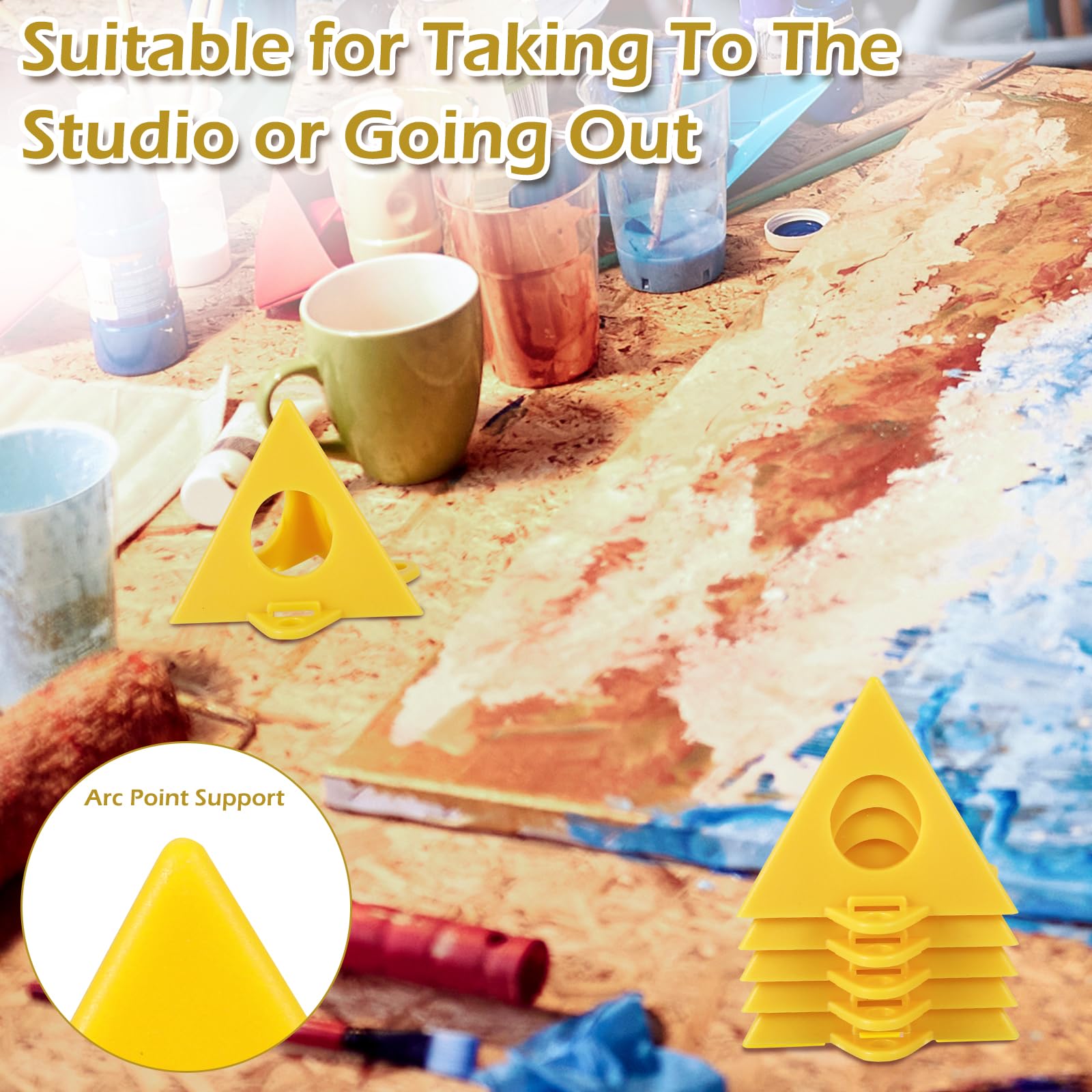 Easley Stand For Painting Banggood 10pcs Pyramid Stands Set Triangle Stands Paint Tool Triangle Paint Pads Feet For Woodworking Carpenter Accessories Paint Pads Mr Pen Paint Pyramid Stand