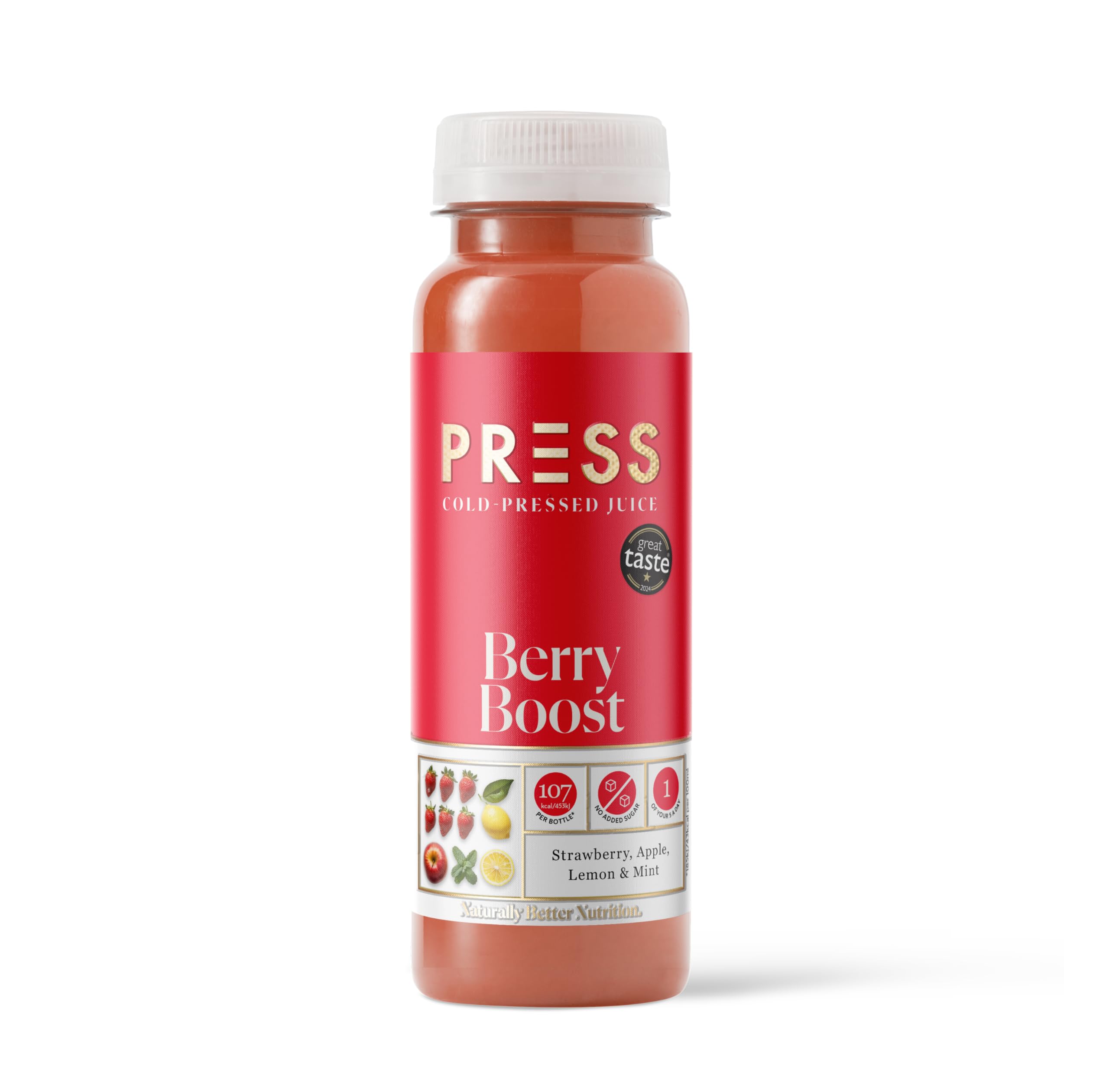 PRESS Healthfoods Berry Boost Cold-Pressed Juice, 250 ml