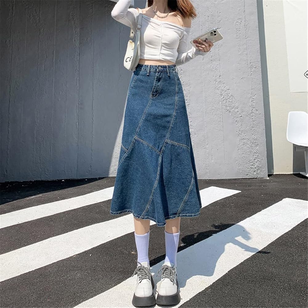Amazon.co.jp: [Zozogag] スカートデニム若い女性レディース