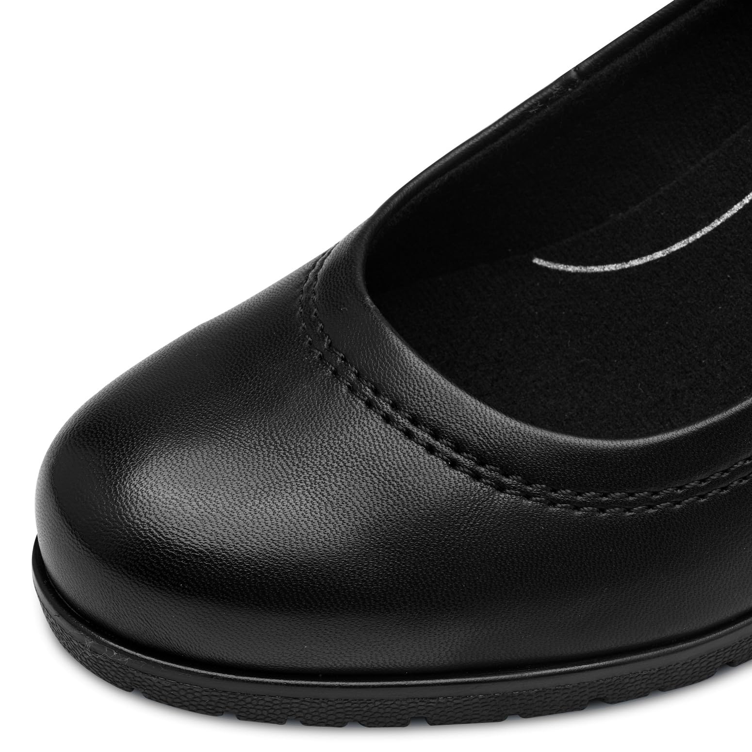 Jana Damen Pumps mit Blockabsatz Vegan