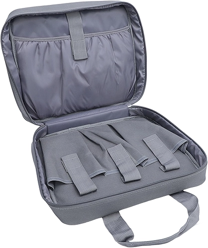 Hyuduo Bolsa de Armazenamento Via Satélite, Mini Bolsa de Viagem Com Forro de Espuma e Alça Ajustável para Mini Kit de Acessórios, Viagens de Acampamento Ao Ar Livre Em RV