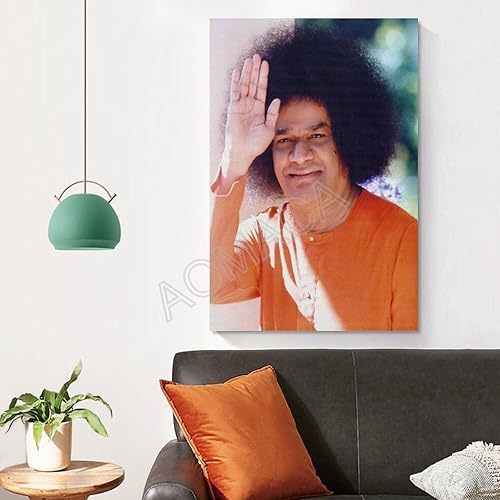 Miniatura 4 de Póster de la educadora india Sathya Sai Baba de la India, pósteres e impresiones artísticas de pared, pintura en lienzo, póster de arte de pared