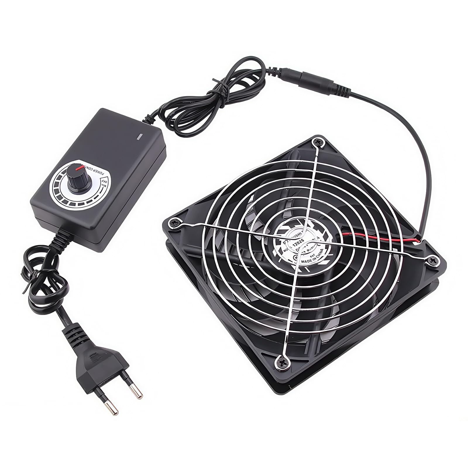 Ventola PC 120 Mm, 220V - Controllo Velocità, Metallo, Silenziosa - Per Case Computer E Server - Foto 8