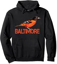 Baltimore Maryland Lord Baltimore Oriole Eye Pullover Hoodie