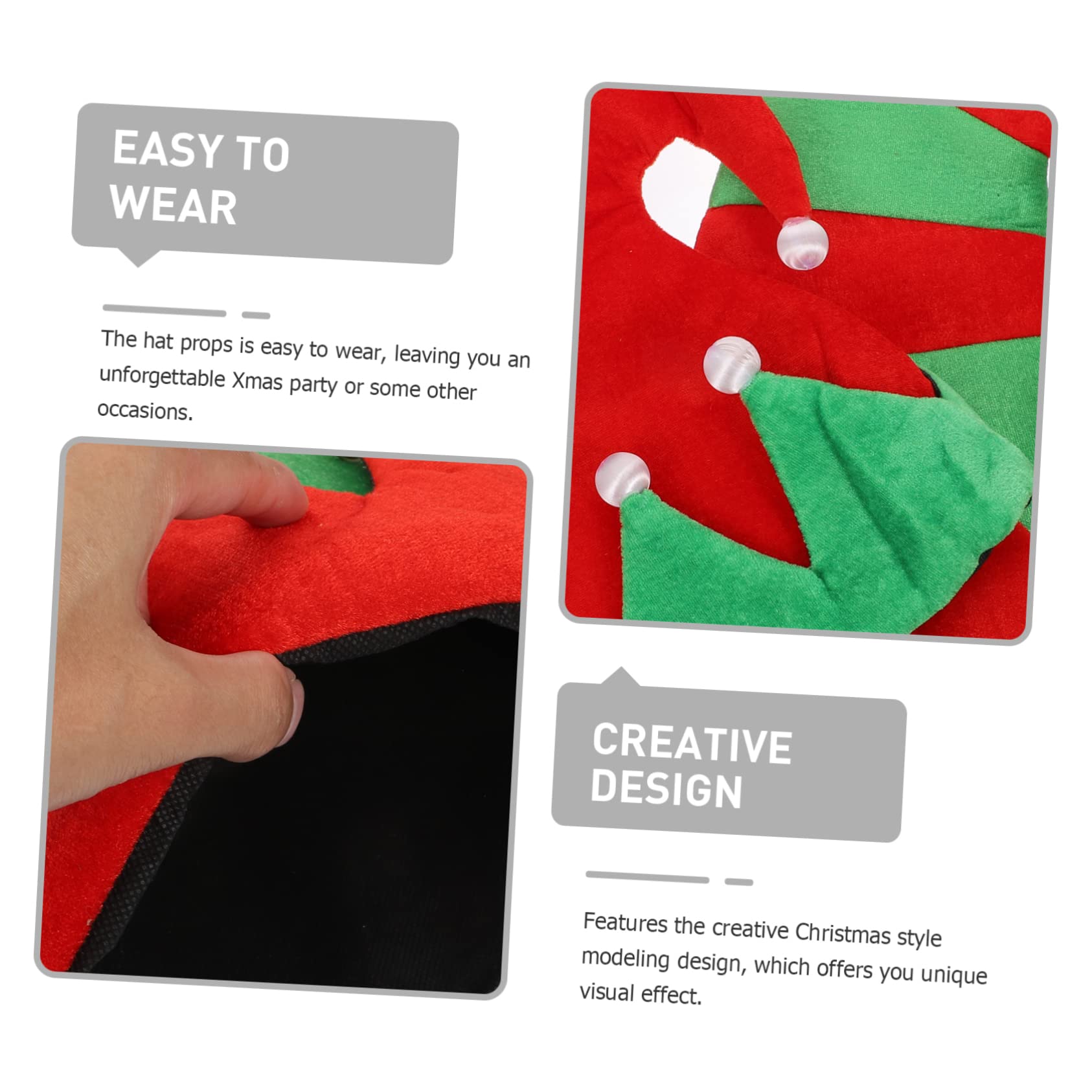 Alipis 4pezzi Natalizi Per Decorazione Per Costume Accessori Per Party e Confortevoli Per Celebrazioni e