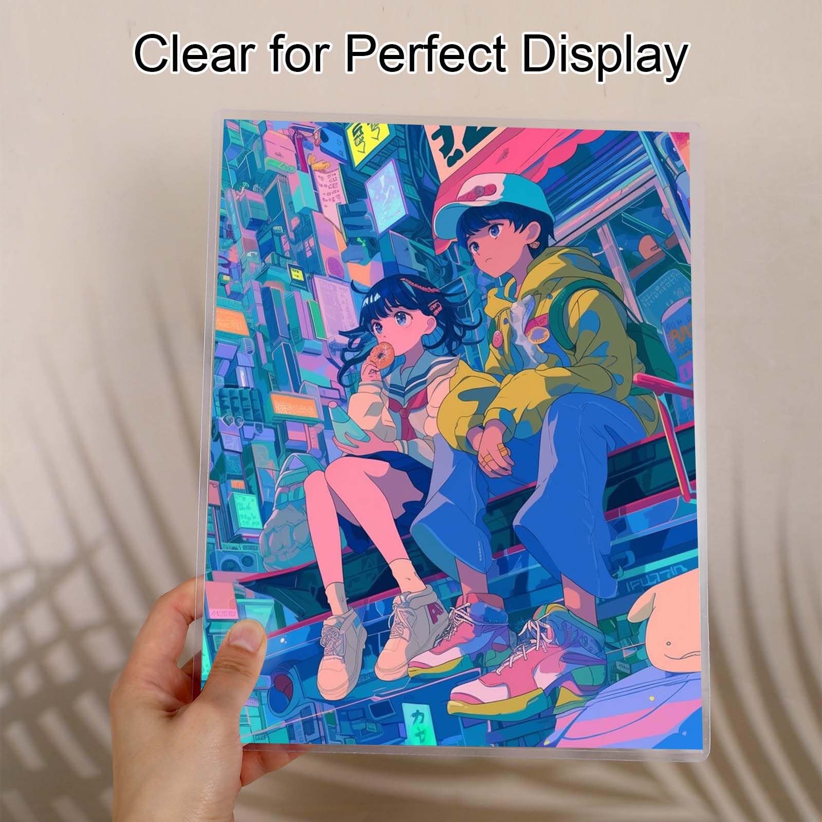 12 Pcs Current Comic Book Top Loaders, Hard Plastic Photo Holders, Protector Hard Case Sleeve, Clear Photo Top loaders, Toploader Holder for Autograph Pictures, Photographs, Prints, Arts, 8.5"x 11" IN