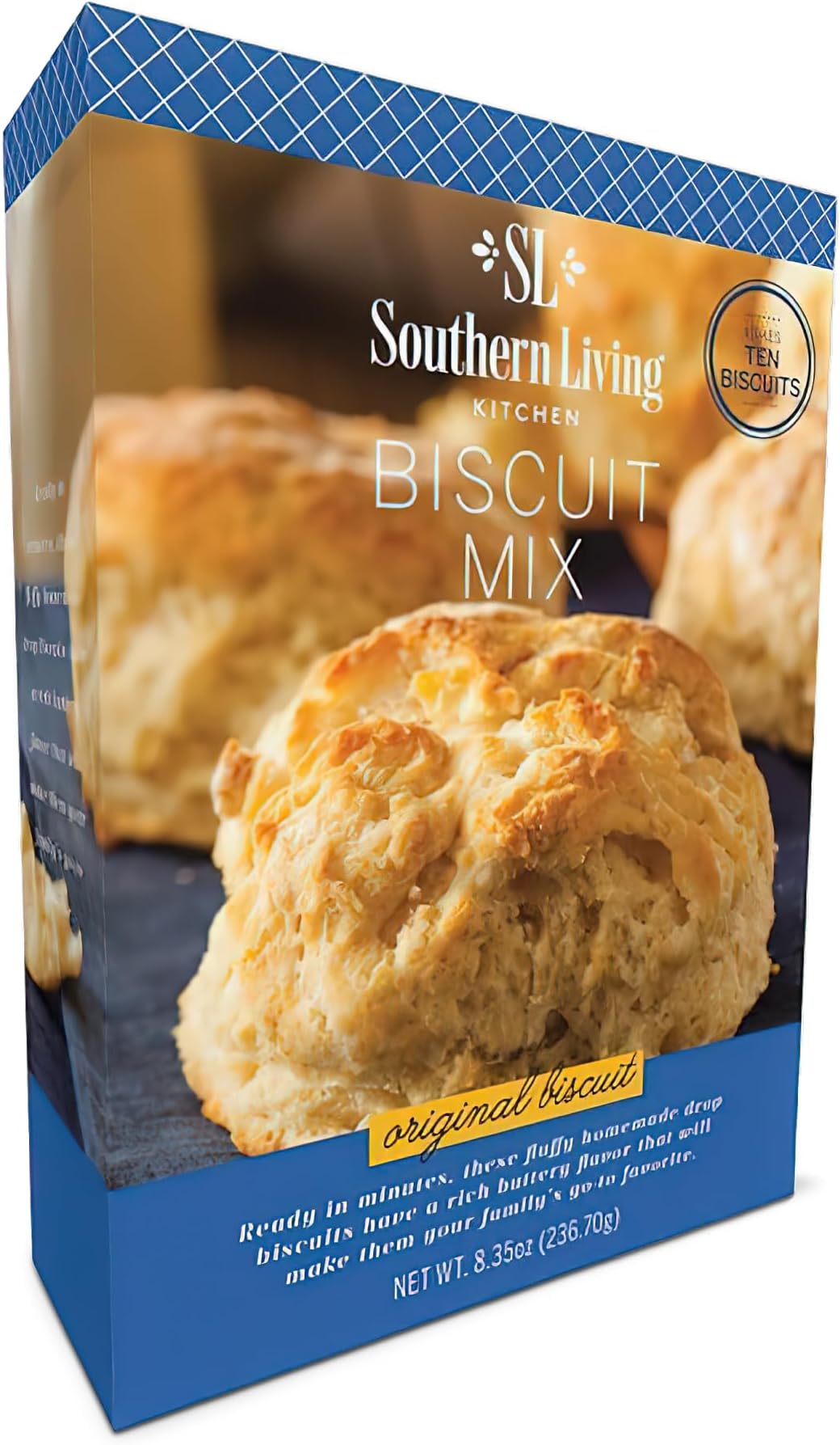 Southern Living Gourmet Original Biscuit Mix, Easy-to-Bake Delight, Dinner Biscuits, Breakfast Biscuits, Baking Mix, Pantry Staple, Makes 10 Biscuits