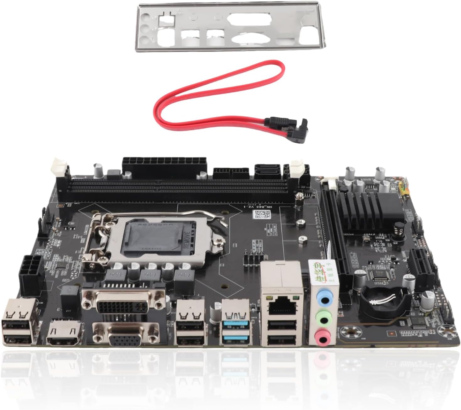 Dpofirs B85 Gaming Motherboard DDR3, CPU Platform For Intel Core 4th and 5th Generation, CPU Socket LGA 1150, 1600/1333/1066MHZ(RJ45 +HDMI+USB 3.0 Interface)