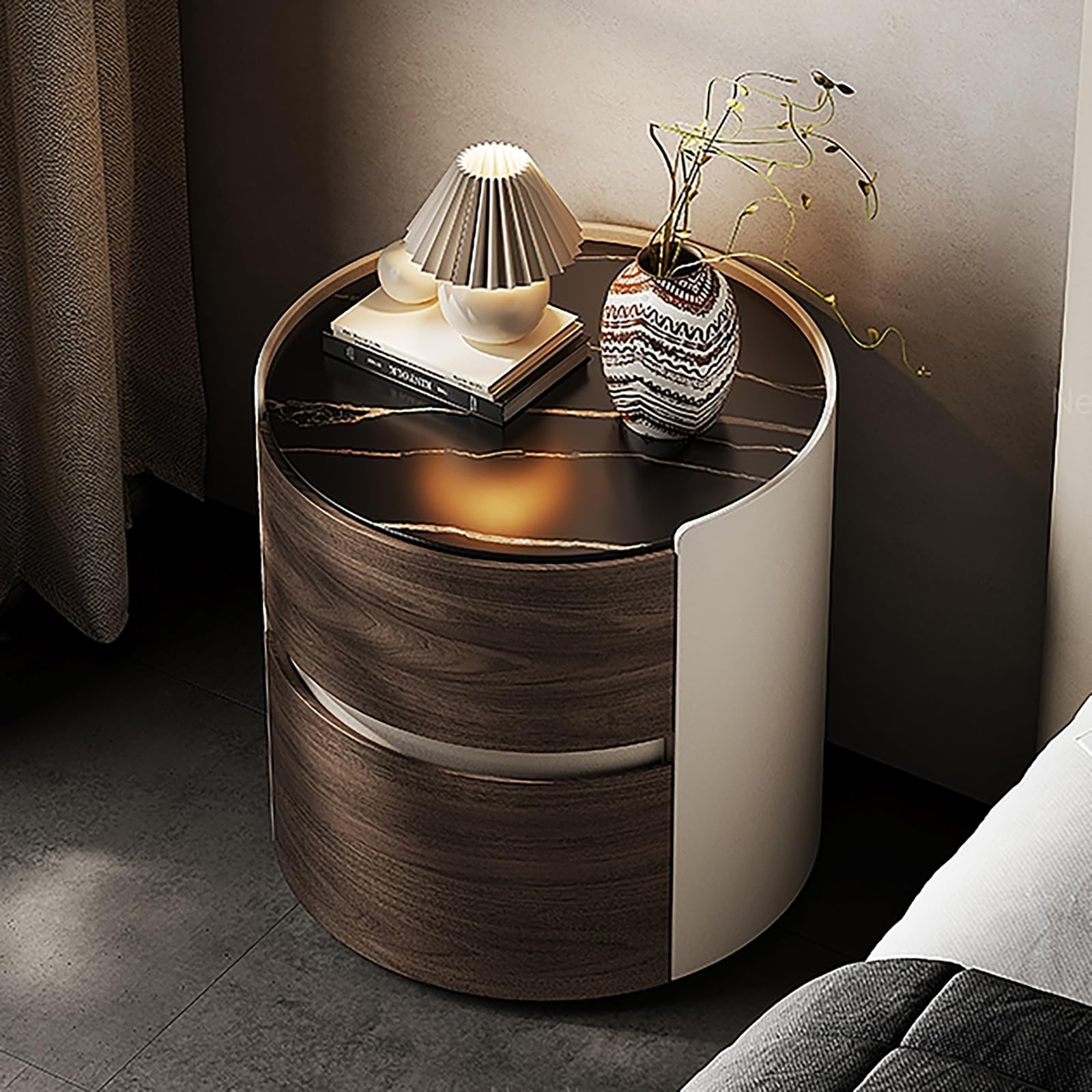 Table de chevet moderne en bois pour sublimer votre chambre à coucher
