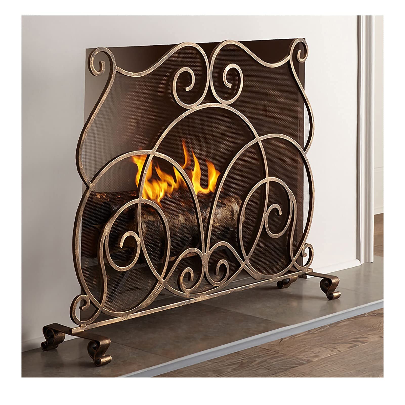 Parascintille Camino Ferro Battuto Parascintille Per Camino In