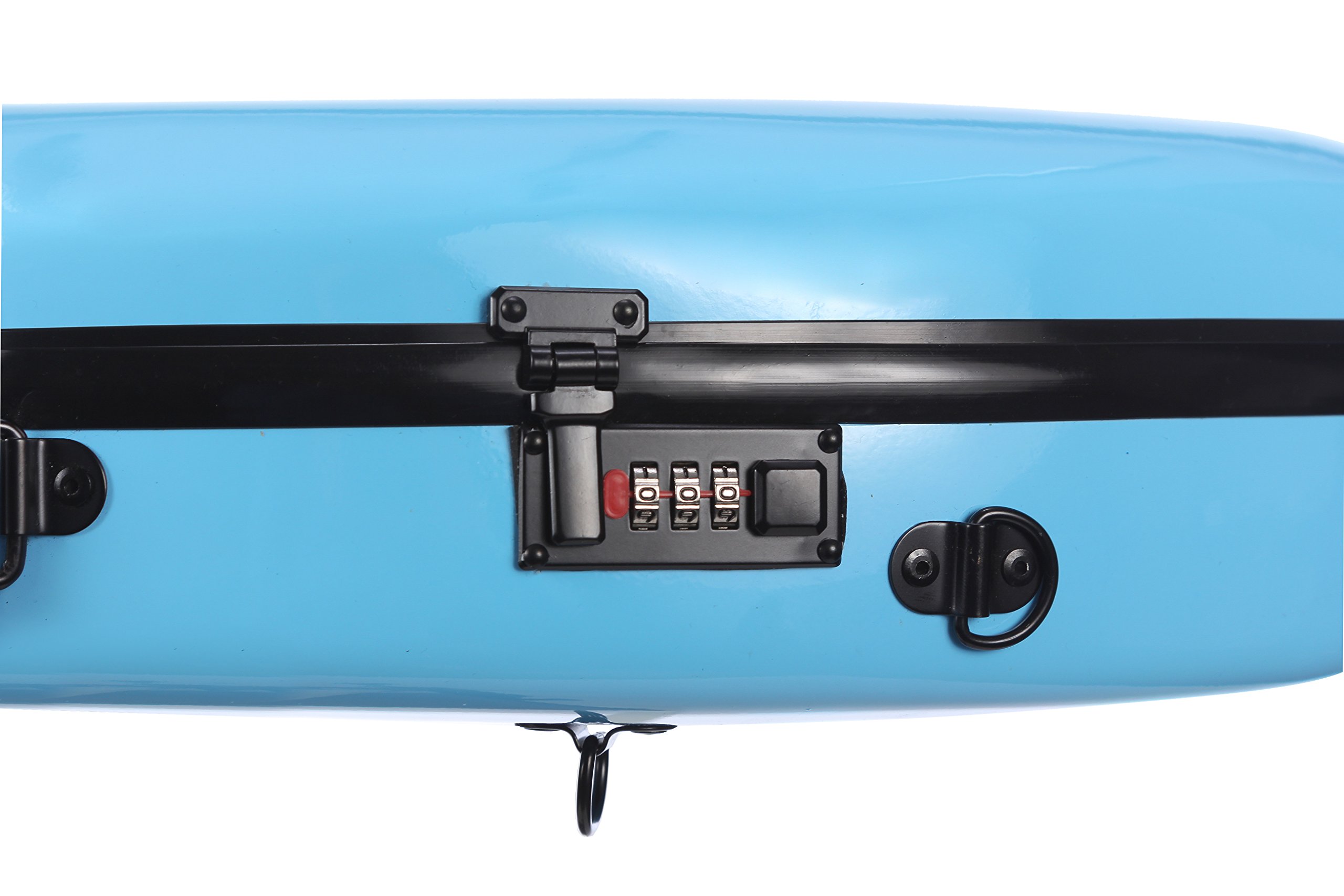 Futerał skrzypcowy Fiberglass 4/4 Safe Flight niebieskie niebo M-case + torba na nuty