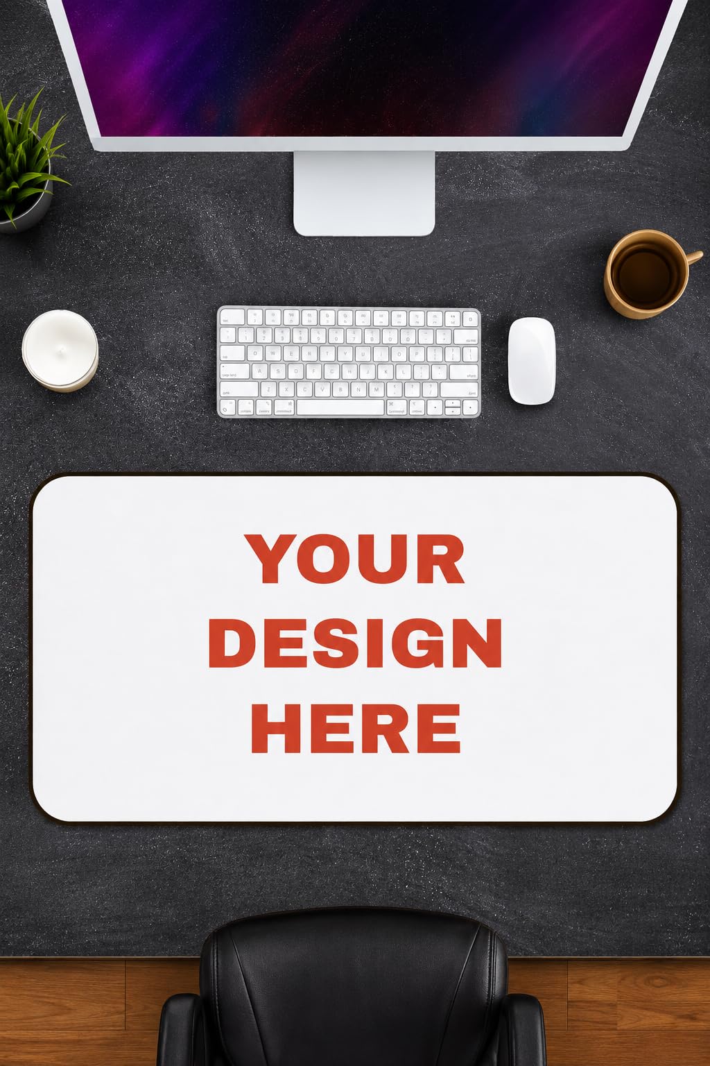 Personalized Desk Mat | Customized with Any Design Pattern | Non-Slip | Anti-Skid | Rubber Base | Smooth Cloth Surface | Ideal for Computer, Laptop, Gaming, Home & Office | 23" x 11" | Pack of 1-picture-31