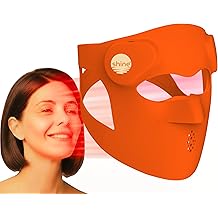 SHINE RENEW LED Face Mask &mdash; Wireless Light Wellness Facial Device with 9 Modes | Cosmetic Skin Appearance Support | Rechargeable 3D Fit with Remote | Premium At-Home Skincare Companion