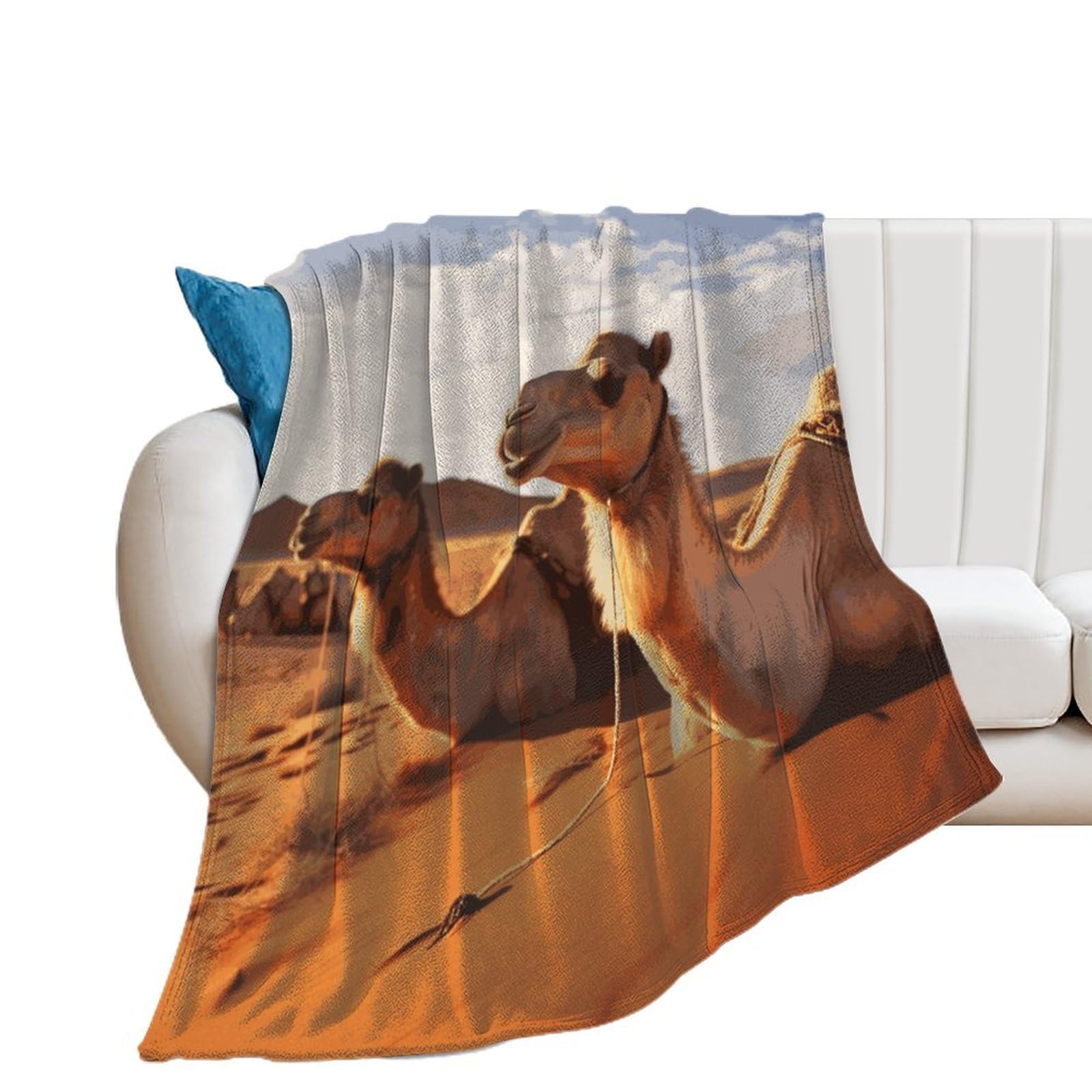 Couverture extra large en flanelle pour éliminer la sensation de froid sur le canapé ou le lit