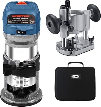 Dobetter 1.25HP Wood Router Tool Set and Plunge Router Base