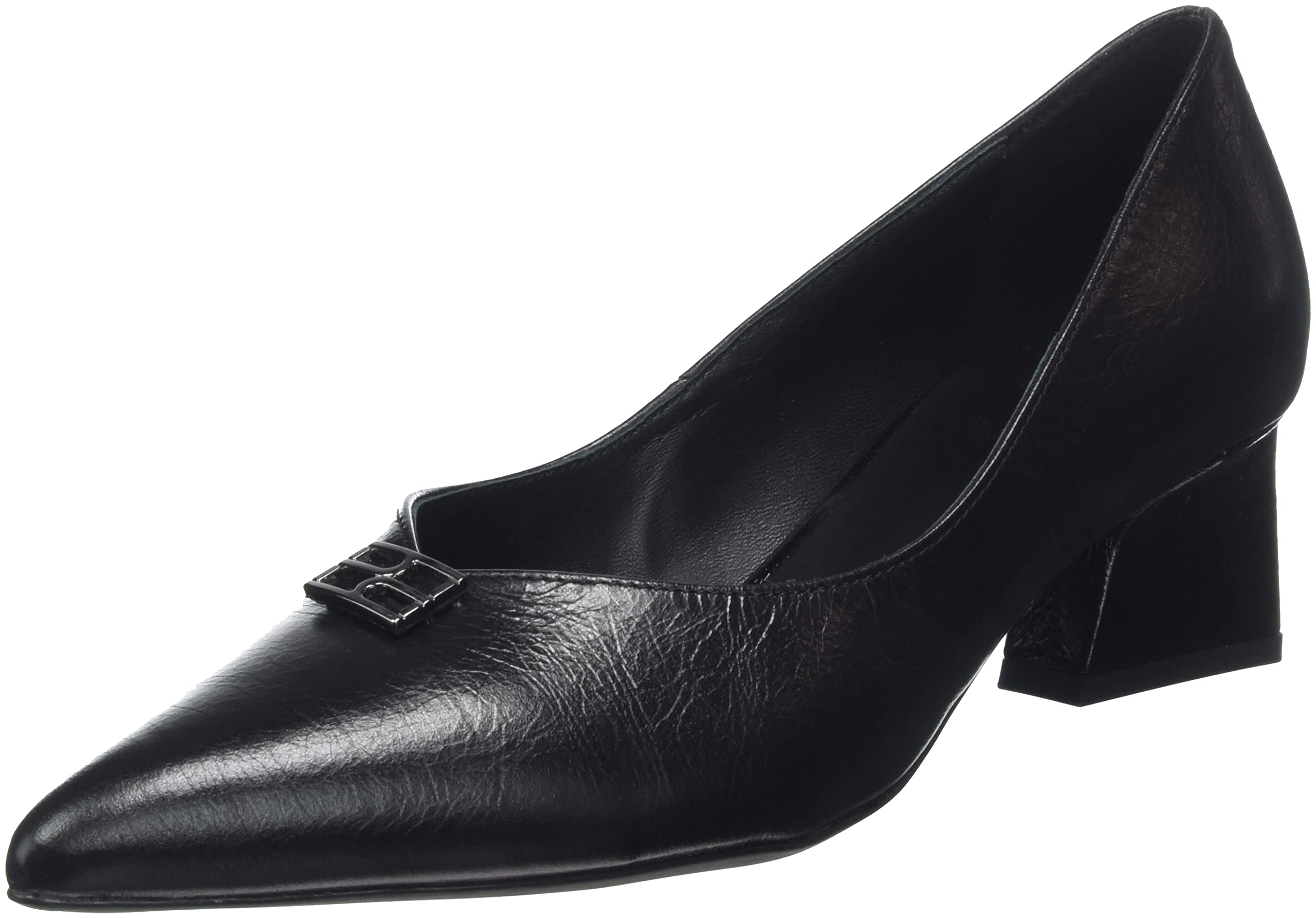 HÖGL Women's Colette Court Shoes, Black, 37.5 EU X-Weit