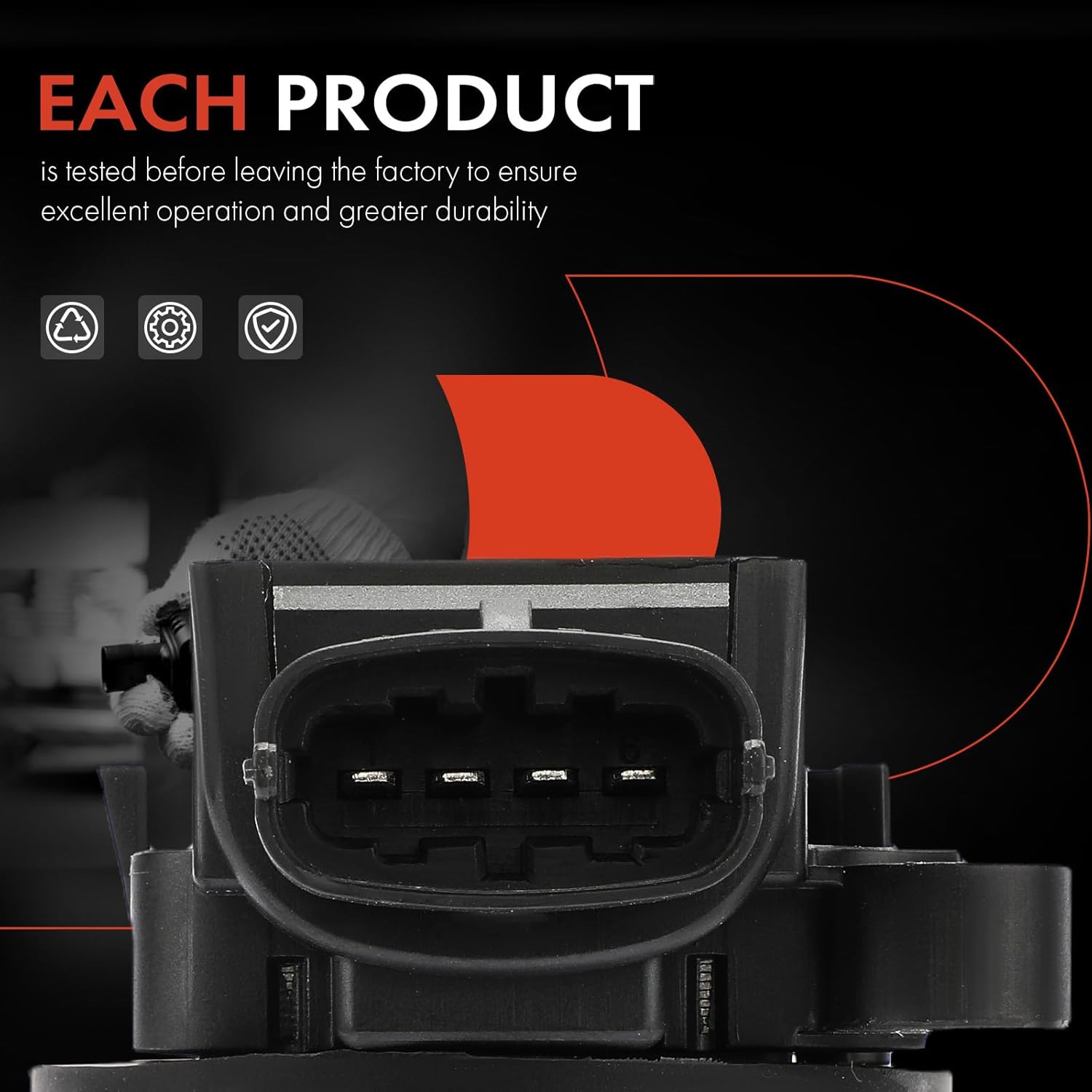 A-Premium 5PCS Ignition Coil Packs Compatible with Volvo Vehicles - 2.3L 2.4L 2.5L - C70 1999-2005, S60 2001-2005, S70 1999-2000, S80 2004-2006, V70 1999-2007, XC70 2003-2006, XC90 2003-2006