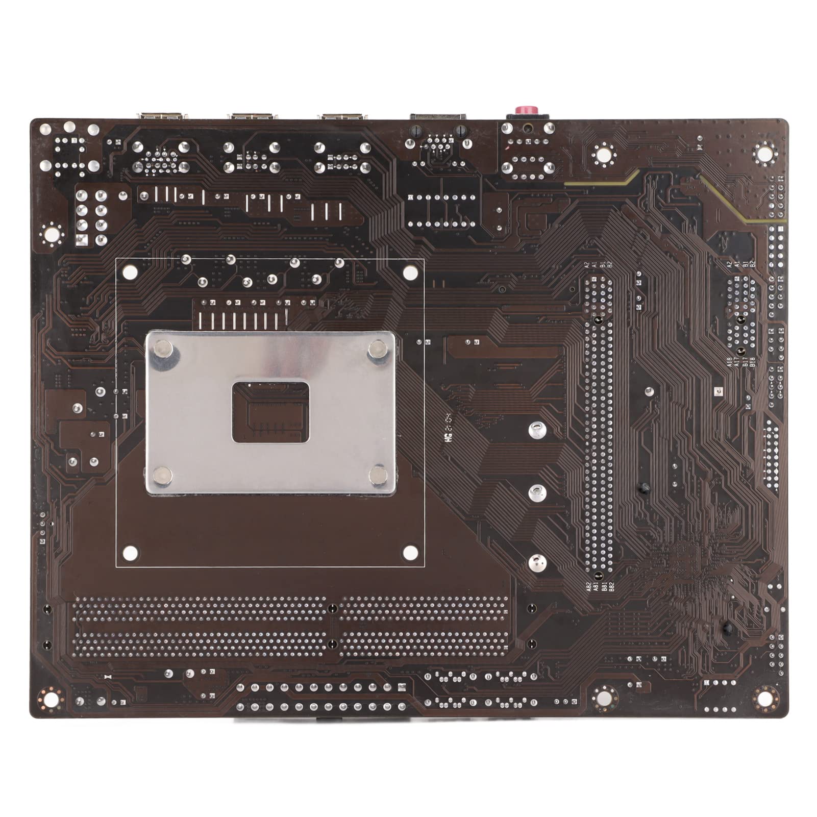 Bewinner Scheda Madre per PC X79, Scheda Madre con Chip 6 HM65 CPU Combo DDR3 1866/1600/1333MHz con Cavo Deflettore per LGA 1356 per per Computer Desktop