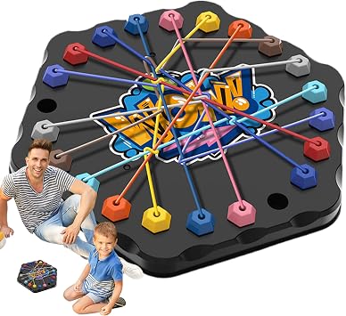 Twisted Rope Puzzle Game Educational Fine Motor Skills Lacing Untangling | Interactive Untying Rope Challenge Strategy Board Game Educational Fine Motor Skills for Adults Kids Home Travel