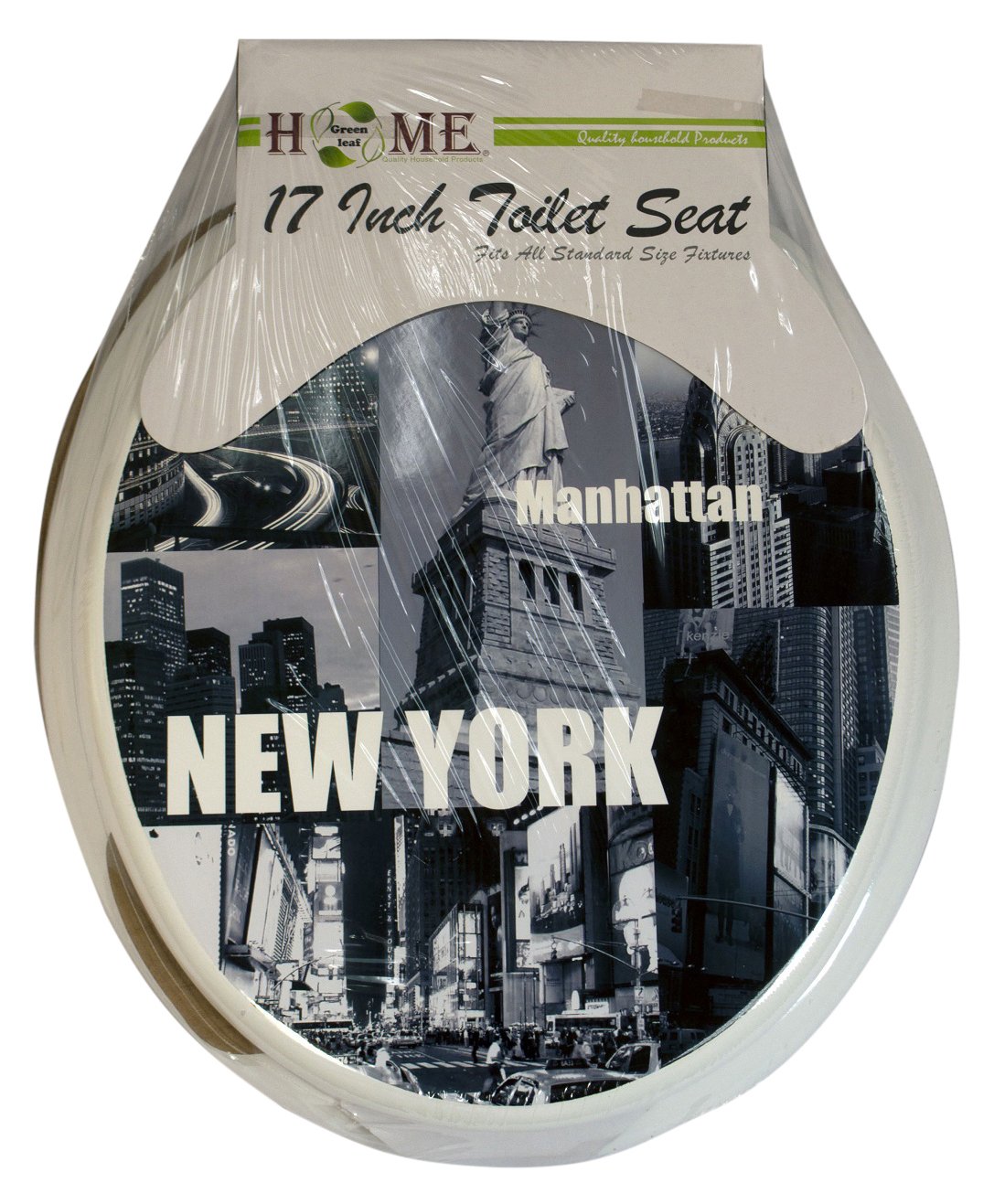 UNIWARE BT3701 Toilet Seat with Printing, 17"