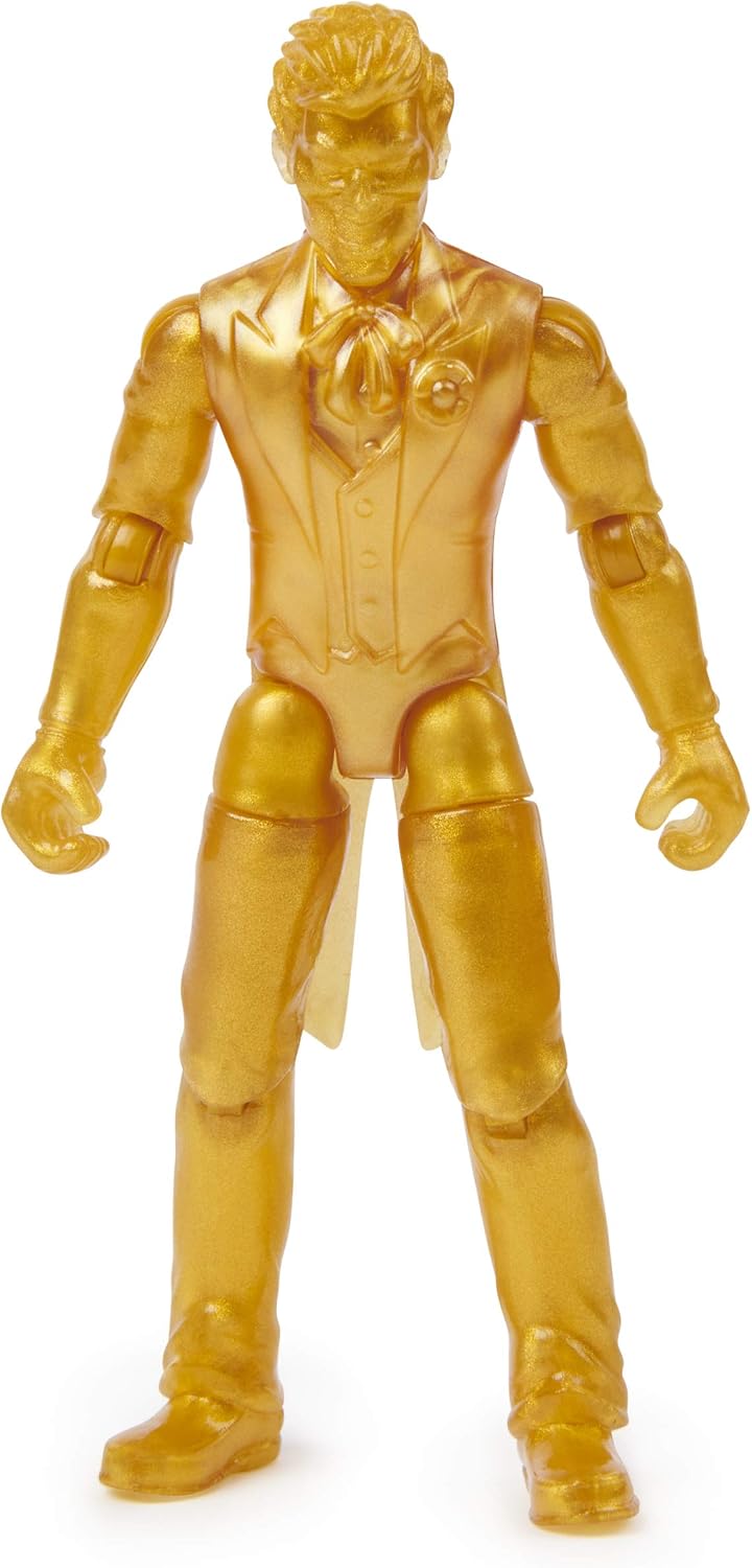 DC Batman 2020 The Joker Gold Chase 4-inch Action Figure by Spin Master