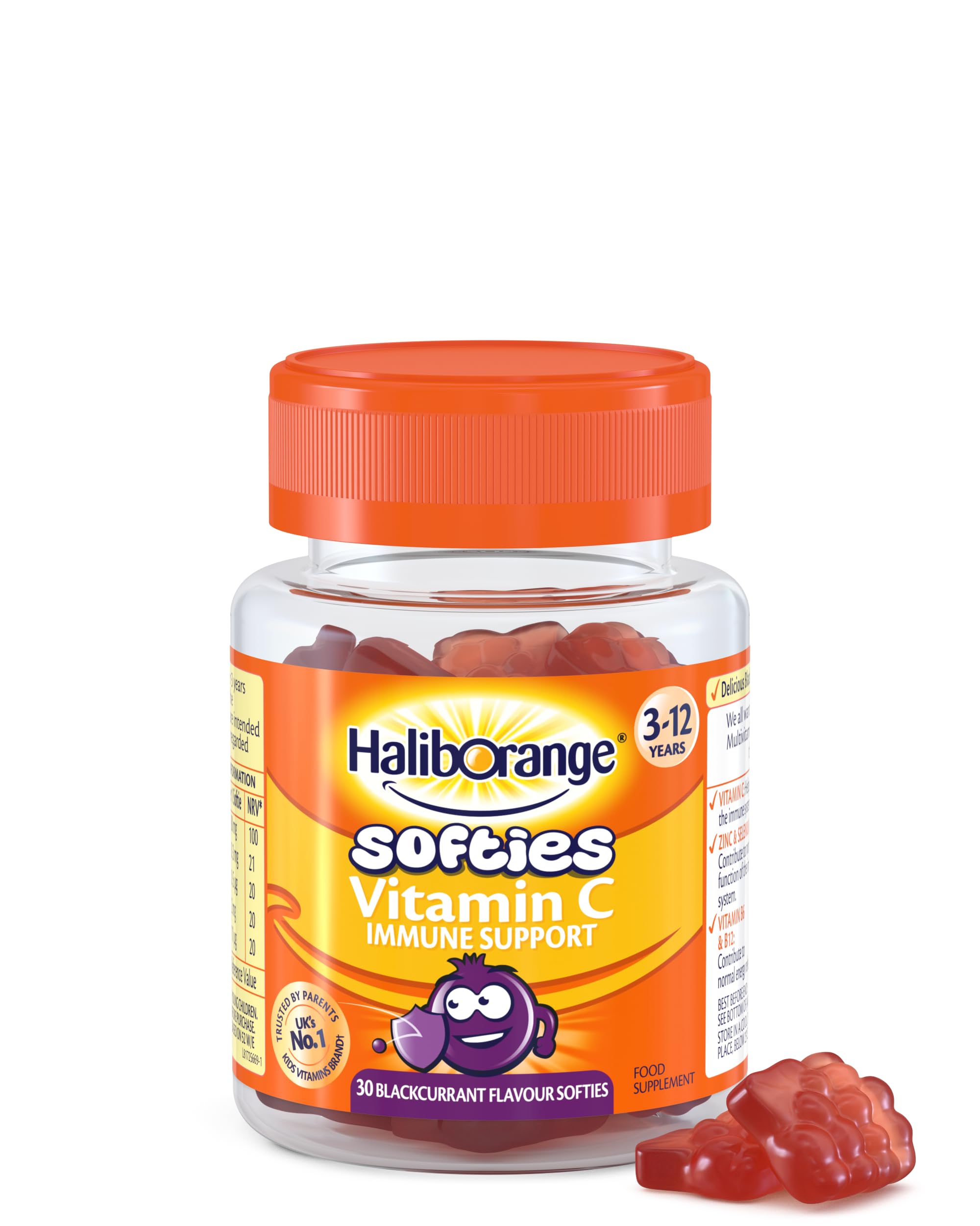 Kids Blackcurrant Vitamin C Immune softies Tablet 30