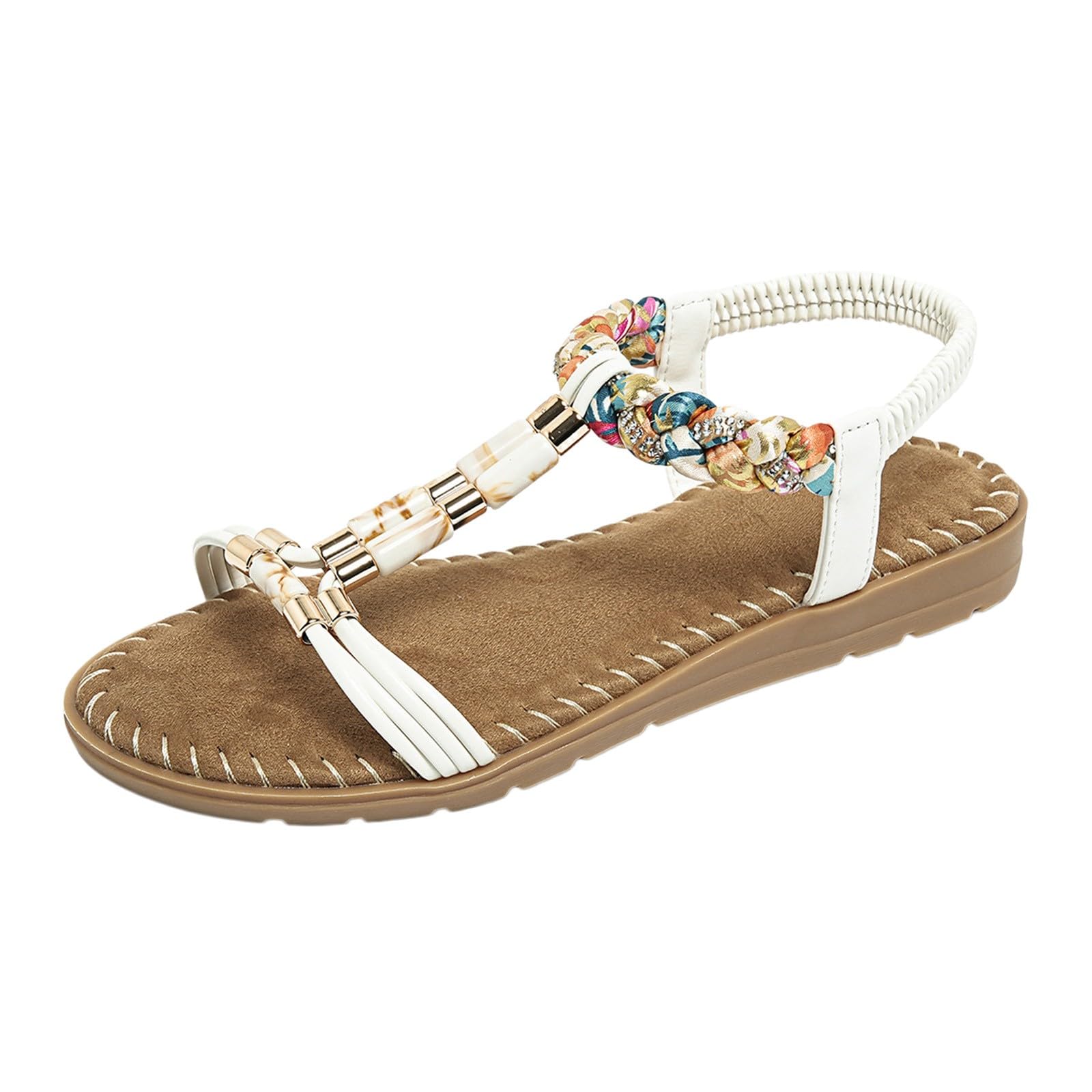 Générique Sandales Femme Ete Confortable Claquettes Tong Mules Chaussure Ete Aperte Piatte Suola Memory Estate Passeggio Moda Leggere Traspiranti Spiaggia Cinturino Morbide Antiscivolo
