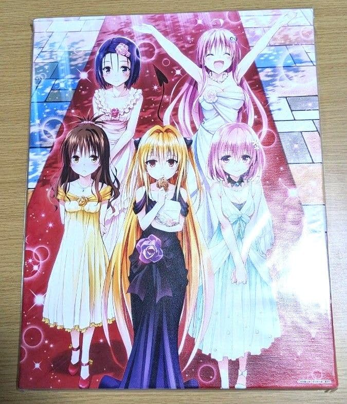 ToLOVEる展 キャンバスアート 春菜・ララ Amazon.co.jp: ToLOVEる原画
