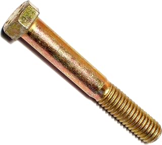 014973252953 Grade 8 Coarse Hex Cap Screws, 7/16-14 x 3, Piece-25, Yellow
