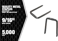 Vista 7 de Southwire SMS916-5000BKT - Grapas de metal Romex de 9/16 pulgadas, cubo de 5000 piezas