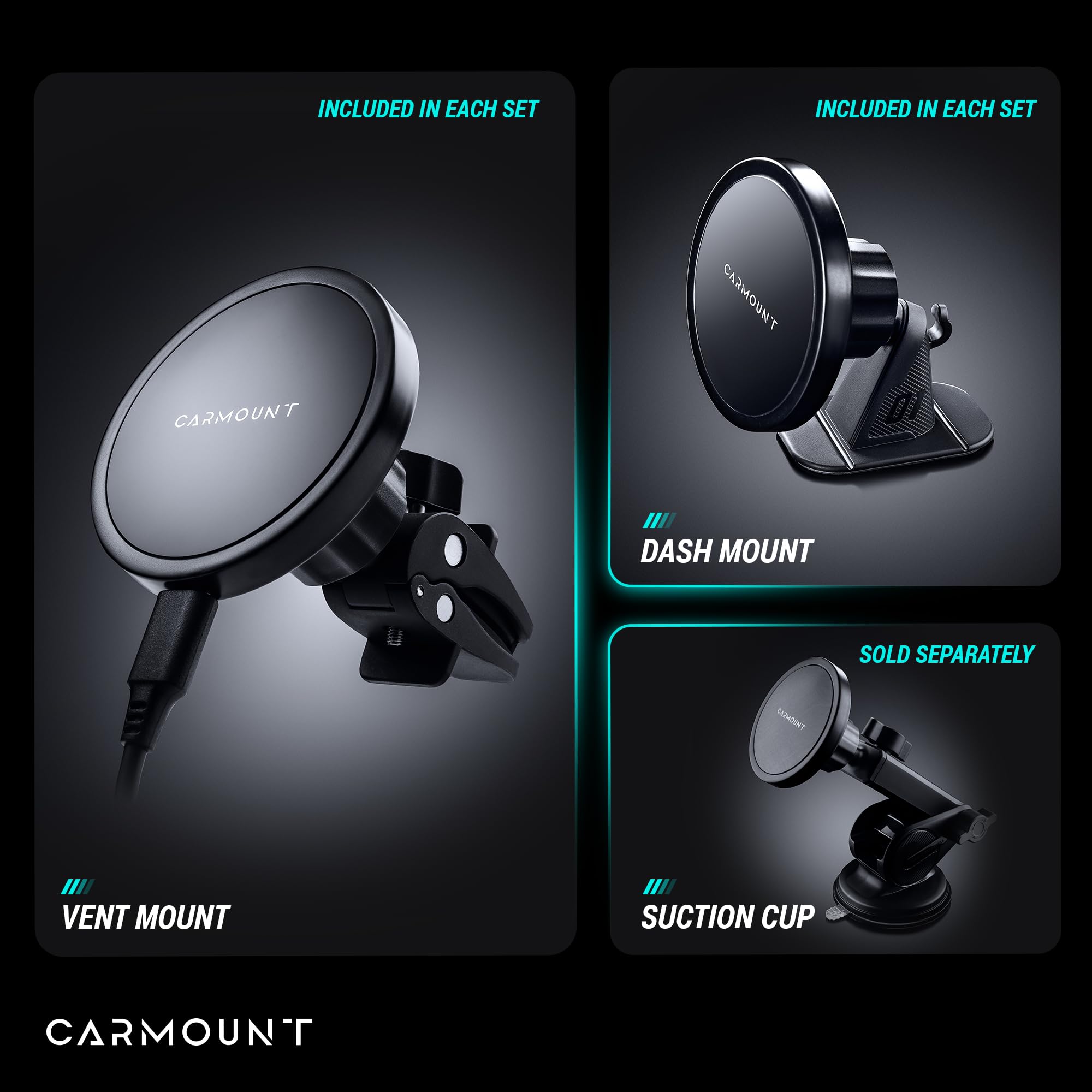 CARMOUNT Uchwyt bezprzewodowy 2.0