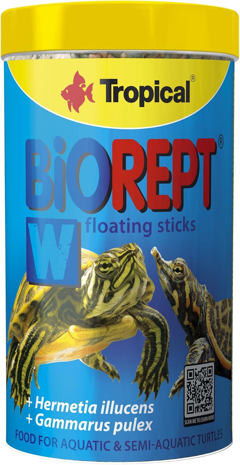 Wieloskładnikowy pokarm w formie pałeczek do codziennego karmienia żółwi wodnych BIOREPT W. 250ml / 75g