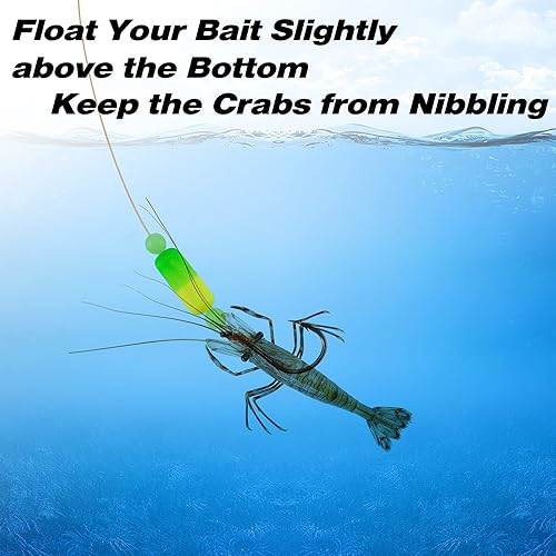 Miniatura 4 de Dr.Fish Paquete de 30 flotadores de aparejo de pesca, flotadores Pompano, aparejo de lucioperca, accesorios de fabricación de señuelos de pesca de