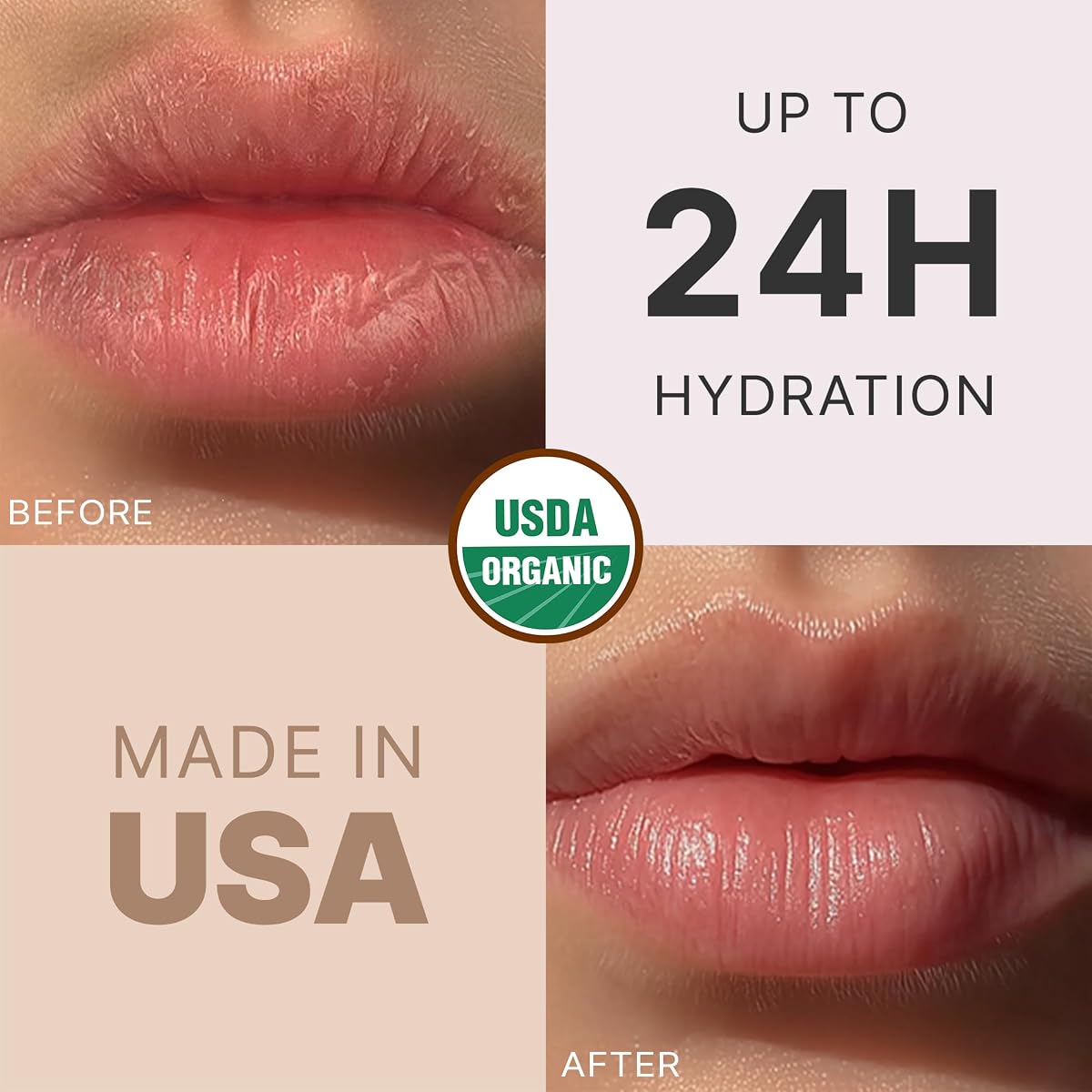 Cliganic USDA Organic Lip Balm Set view 2