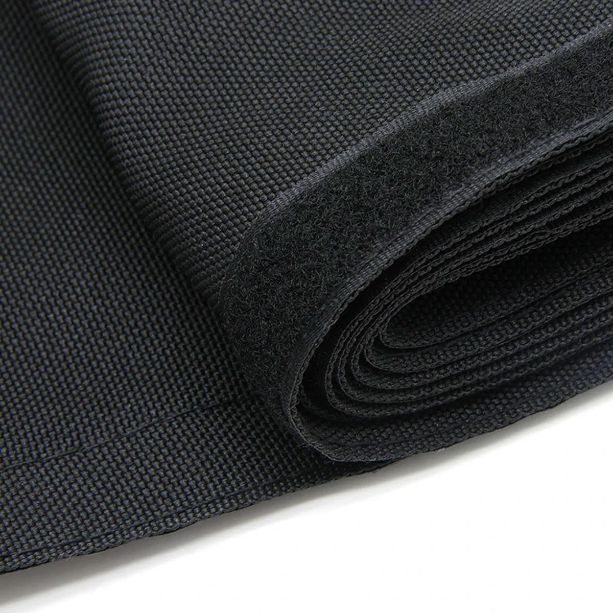 Passacavo adesivo per guaina per cavo da 1/3/5 m, 16 mm-100 mm, in nylon intrecciato flessibile, guaina protettiva per cablaggio, nero, diametro interno 20 mm, 5 metri