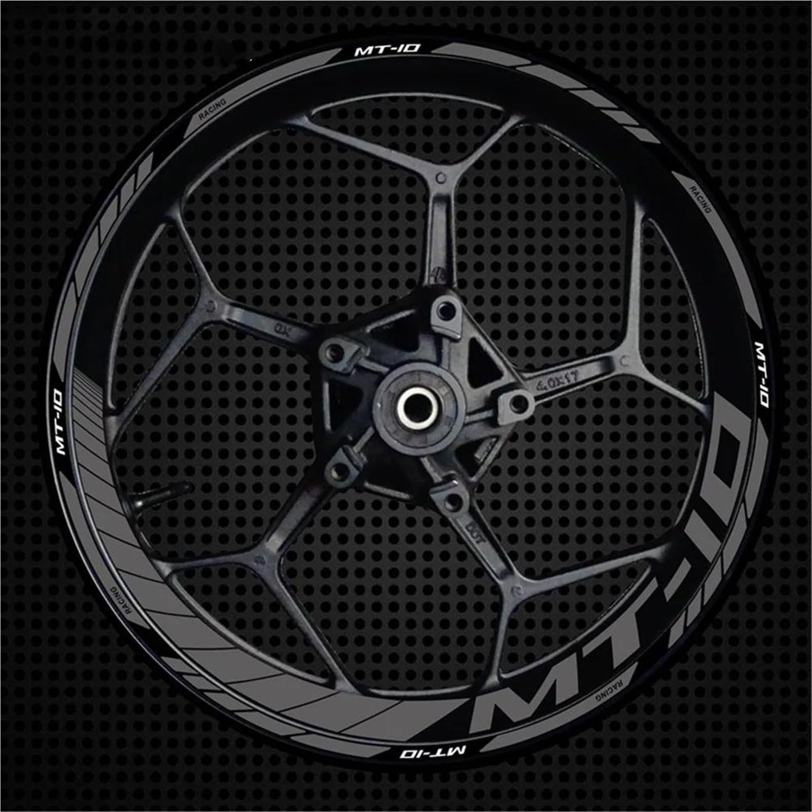 Wheel Stickers Motorcycle Wheel Reflective Decal for MT10 MT-10 MT 10 2022 Stripe Tape Sticker Rim Stickers Hub Decals Rim Reflective Decal