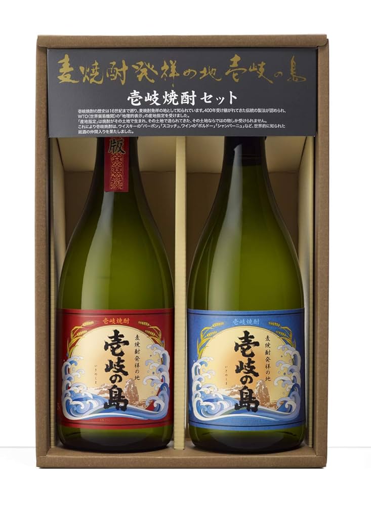 Amazon.co.jp: 壱岐の蔵酒造 壱岐麦焼酎 飲み比べ2本セット SS