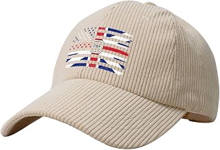 POOEDSO US and Flag of Somerset County, Maryland Baseball Cap for Men Women Adjustable Corduroy Dad Hat Golf Hat