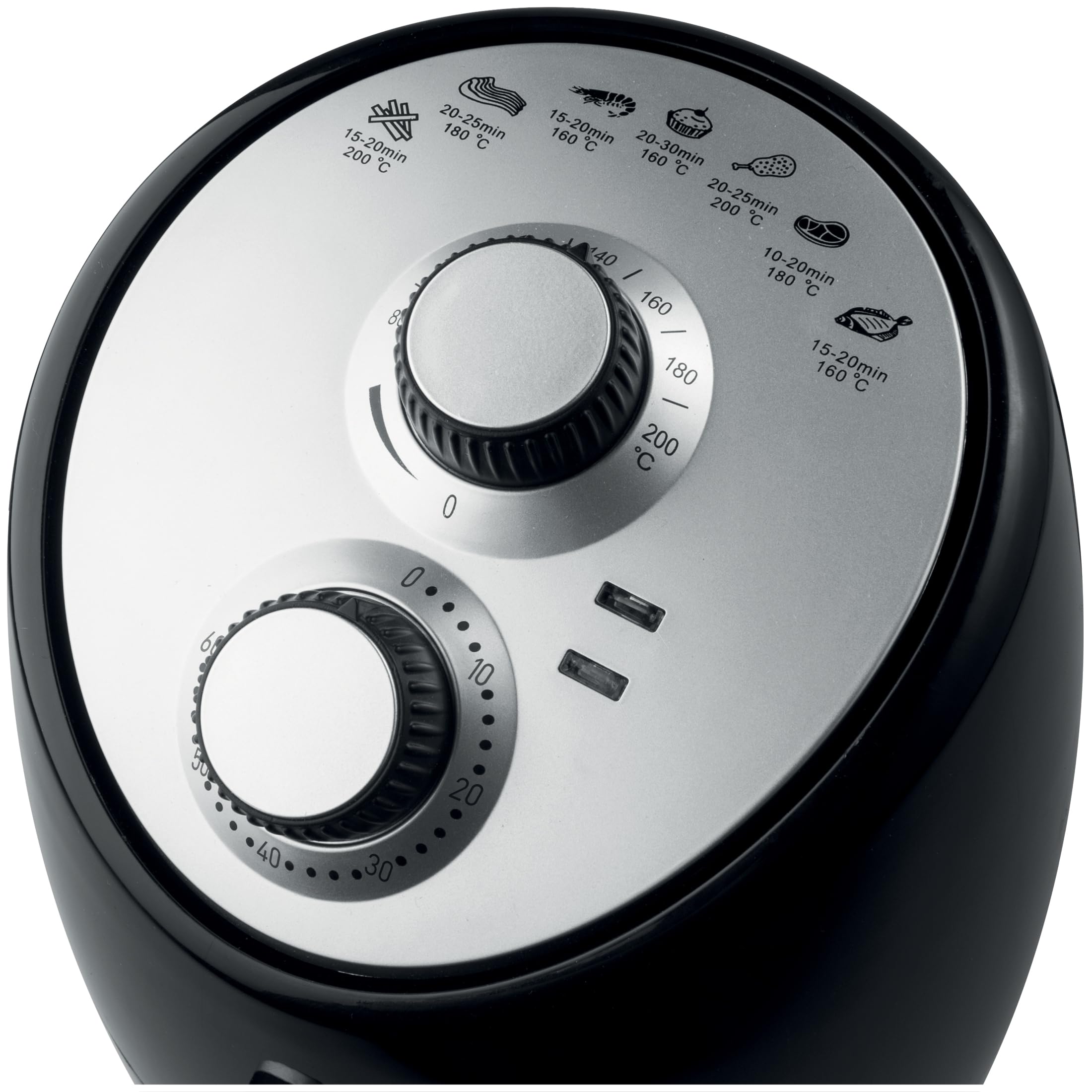 FRITEL Airfryer SnackTastic® 4202 – Heißluftfritteuse – 2 l – 1000 W – 1 bis 2 Pers. – Kompakt/Kleine Portionen - PFAS-frei – Singles & Studenten – Schwarz